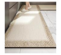 Tappeto Antiscivolo Kitchen Floor Mat Waterproof Oil-proof Carpet Pvc Leather Non-slip Foot Mats Long Rug Grey Minimalism Style Home Decoration Rugs(Color04,1pc 50x80cm)