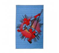 Tappeto Antiscivolo per Cameretta Bambini Spiderman 80x120 cm - Resistente e Facile da Pulire