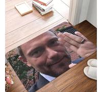 Tappeto antiscivolo per ingresso cucina bagno Legend Christian Lindner Ministro delle Finanze