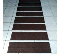 Tappeto antiscivolo per interni, gradini per scale, 15 pezzi, tappetini antiscivolo per gradini in legno, sicuri e per famiglie e anziani, perfetti per cantine e case
