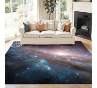 Tappeto Antiscivolo per Interno Sogno Universo Spazio Esterno Nebulosa - Protezione Pavimento - Multicolore 50 x 80 cm Tappeti Pelo Corto per Soggiorno e Corridoio, Sicuro per Bambini e Anziani