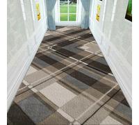 Tappeto Antiscivolo Spesso e Contemporaneo per corridoio e Cucina, 1,4 m x 3,5 m, Ideale per Scale e passaggi Stretti.