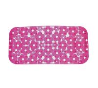 Gedy BME2VL Margherita Tappeto Antiscivolo Vasca Fucsia, Misure e peso prodotto: 0,6X72X34,5 CM & 0,515 KG, Realizzato in Resina, Design R&S, Conformità REACH, 2 Anni di Garanzia, 72 x 34,5 cm
