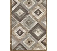 TAPPETO ARREDO CINIGLIA AVANA ROMBI ROSSO ANTISCIVOLO