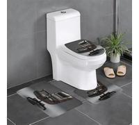 Tappeto assorbente per sedia da esterno, tappetino protettivo per bagno, set da 3 pezzi, per camera da letto, cucina, vasca da bagno, decorazione per la casa