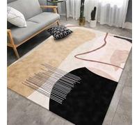 Tappeto astratto antiscivolo per la camera dei bambini, multicolore, morbido tappeto per soggiorno, antimacchia, decorazione perfetta per la camera da letto delle ragazze, di grandi dimensioni, 80 x