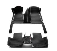 Tappeto auto Tappetini In Similpelle Per Mitsubishi Per Grandis 2007 2008 2009 Accessori Interni Auto(Black gray)