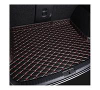 Tappeto Bagagliaio Auto Compatibile Con Impreza 2007-2014 2015 2016 2017 2018 Tappetini Interni In Pelle PU Personalizzati Per Bagagliaio Di Un'auto(Nero rosso,2017-2018)