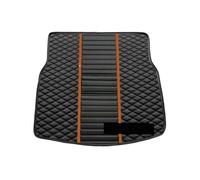 Tappeto Bagagliaio Auto Per Laguna Per Fluence Per Duster -Dacia Per Koleos Per Kangoo Per Talisman Per Cargo Liner Tappetini Bagagliaio(Black and orange)