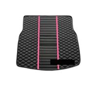 Tappeto Bagagliaio Auto Per Laguna Per Fluence Per Duster -Dacia Per Koleos Per Kangoo Per Talisman Per Cargo Liner Tappetini Bagagliaio(Black and pink)