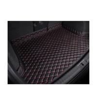 Tappeto Bagagliaio Auto Per MG Per ZS Per EV Per HS Per EHS MG5 MG4 Per MULAN Per MARVEL Per R Tappetini Bagagliaio Di Un'auto Auto Protettivi Tappeto In Pelle(Black red,A)