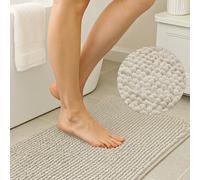 Tappeto bagno 40x65 cm Ricciolo beige