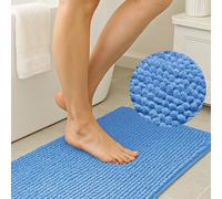 Tappeto bagno 40x65 cm Ricciolo blu