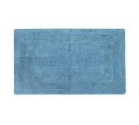Tappeto bagno 50x80 cm cotone azzurro
