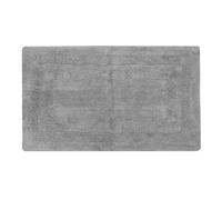 Tappeto bagno 50x80 cm grigio in cotone