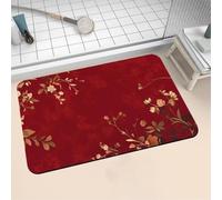 Tappeto Bagno Antiscivolo 80x150cm Tappeto Doccia Super Assorbente Microfibra, Tappeti Bagno Lavabile, Tappetino Doccia Morbido Rug per Vasca zerbino Cucina Lavandino WC Bath Mat Terracotta 16-1377