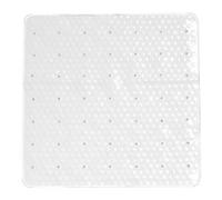 Gedy Bianca, G-Solid Antiscivolo Doccia con Ventose, Misure: 53x53, Tappetino Bagno in Resina, Finitura, Design R&S, Made in Italy, Tappeto Lavabile in Lavatrice, 2 Anni di Garanzia, Unica