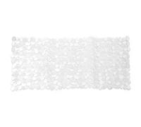 Gedy G-River Tappeto Vasca Antiscivolo con Ventose, Misure: 35x70, Tappetino Bagno in Resina, Finitura Trasparente, Design R&S, Made in Italy, Tappeto Lavabile in Lavatrice, 2 Anni di Garanzia