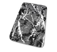 Tappeto Bagno Camera Design Marmo Moderno Morbido Antiscivolo Scendiletto mod.MARBLE 60X120_GRIGIO