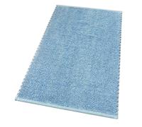 emmevi Tappeto Bagno Camera Scendiletto Puro Cotone Morbido Lavabile Tinta Unita Mod.SOFTY 50X80 AZZURRO