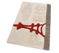 Tappeto Bagno Camera Scendiletto Morbido Cotone 55x90 Cm Città New York Paris