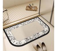 Tappeto Bagno Diatomite Pietra Super Assorbente, Asciugatura Rapida, Antiscivolo, Tappetino Doccia Moderno, Lavabile, Sottile, Tappeti Bagno Bath Mat Cucina Tappeto Ingresso 70x120cm Oriental 3-987