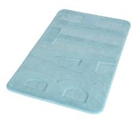 Idro Bric Tappetino bagno BATH TABA4575AZ 40 x 75 cm scritta Bath Azzurro