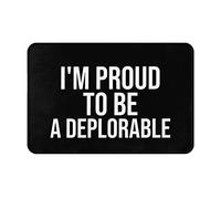 Tappeto Bagno I'M Proud To Be A Deplorable Zerbino Ingresso Antiscivolo Zerbino Confortevole Tappeto Per Cucina Esterno Corridoio 40X60Cm