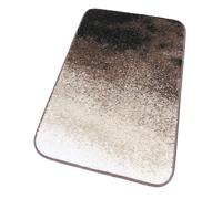 Tappeto Bagno Camera Sfumato Moderno Morbido Antiscivolo Scendiletto Shaggy mod.THEA 60X100_MARRONE