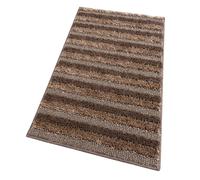 emmevi Tappeto Bagno Doccia Scendiletto Morbido Shaggy Assorbente Antiscivolo Lavabile 60x140 Cm Marrone