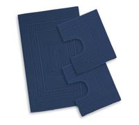 Tappeto Bagno Scendi Doccia Spugna 4 Misure o Set 3 Pezzi Cotone 11 Colori Greca