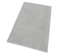 emmevi Tappeto Bagno Scendiletto Morbido Antiscivolo Camera Pelo Lungo mod.FLUFFY 55X110 GRIGIO CHIARO