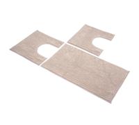 TAPPETO BAGNO SET 3 PEZZI IN SPUGNA ANTISCIVOLO SANITARI LAVANDINO WATER BIDET