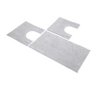 TAPPETO BAGNO SET 3 PEZZI IN SPUGNA ANTISCIVOLO SANITARI LAVANDINO WATER BIDET