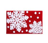Tappeto Bagno Stampa Fiocchi Di Neve Tappetino Bagno Poliestere Asciugatura Rapida Tappetino Doccia Assorbente Tappeto Doccia Antiscivolo Tappeti Moderni Lavabile Zerbino Ingresso 40x60cm