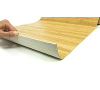 Tappeto Bamboo Stuoia Passatoia Antiscivolo Degradè Rosso