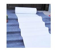 Tappeto bianco per corridoio nuziale, spessore 70 g/m², decorazione essenziale per chiesa, navata di Natale, decorazione perfetta per eventi e cerimonie