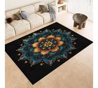 Tappeto Camera da Letto 120x180 cm Stampa Petali Colori Arte Piante 3D Imitazione Cashmere Tappeto Antiscivolo Tappeti Cucina Adatto Per Soggiorno Sala da Tè Spazi Esterni di Tenute di Campagna