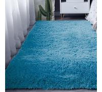 Tappeto Camera da Letto 250 x 280 cm Morbido e Antiscivolo Tappeti per Soggiorno Semplice e Moderno per Carpet da Salotto, Bambini, Ginnastica, Blu