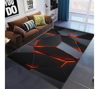 Tappeto Camera Da Letto Ragazzo Bambini, Tappeto Gaming Pavimento, Antiscivolo, Tappeto Zone Game 3D, Decorative Accessori Stanza Gaming, Adatto Per Scrivania E Sedia Da Gaming (Green,160x200cm)