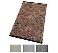 Tappeto Camera Salotto Cucina Bagno Elegante Morbido in Lana Moderno Intrecciato Varie Misure MOD.Flamenco 60X140 Multicolore
