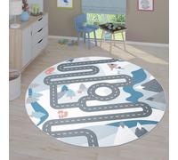 Tappeto Cameretta per Bambini Tappeto da Gioco Bambino Bambina Casa Auto Strade