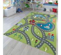Tappeto Cameretta per Bambini Tappeto da Gioco Bambino Bambina Casa Auto Strade