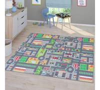 Tappeto Cameretta per Bambini Tappeto da Gioco Bambino Bambina Casa Auto Strade