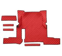 Tappeto centrale in Skeentex - Rosso - compatibile per Man TGX (01/17>06/20) aut