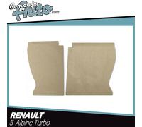 Tappeto Cofano 2 Parti IN Moquette Velluto Beige Renault 5 Turbo Alpine