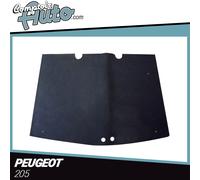 Tappeto Cofano Rivestimento Finta Nero per Peugeot 205 Cabriolet