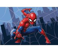 Tappeto con Antiscivolo Spiderman per Cameretta, Stampa Digitale, Misura cm.80x120, Pesonaggi Disney Marvel