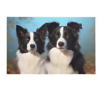Tappeto con Border Collie, morbido velluto di cristallo, lavabile, per soggiorno, moderno, antiscivolo, per camera da letto, cucina, sala da pranzo