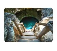 Tappeto con fori 3D, illusione ottica 3D, tappeti che sembrano un buco, intrappola l'illusione ottica senza fondo, antiscivolo, per porta d'ingresso, bagno, scale, stanza dei giochi (colore #6)